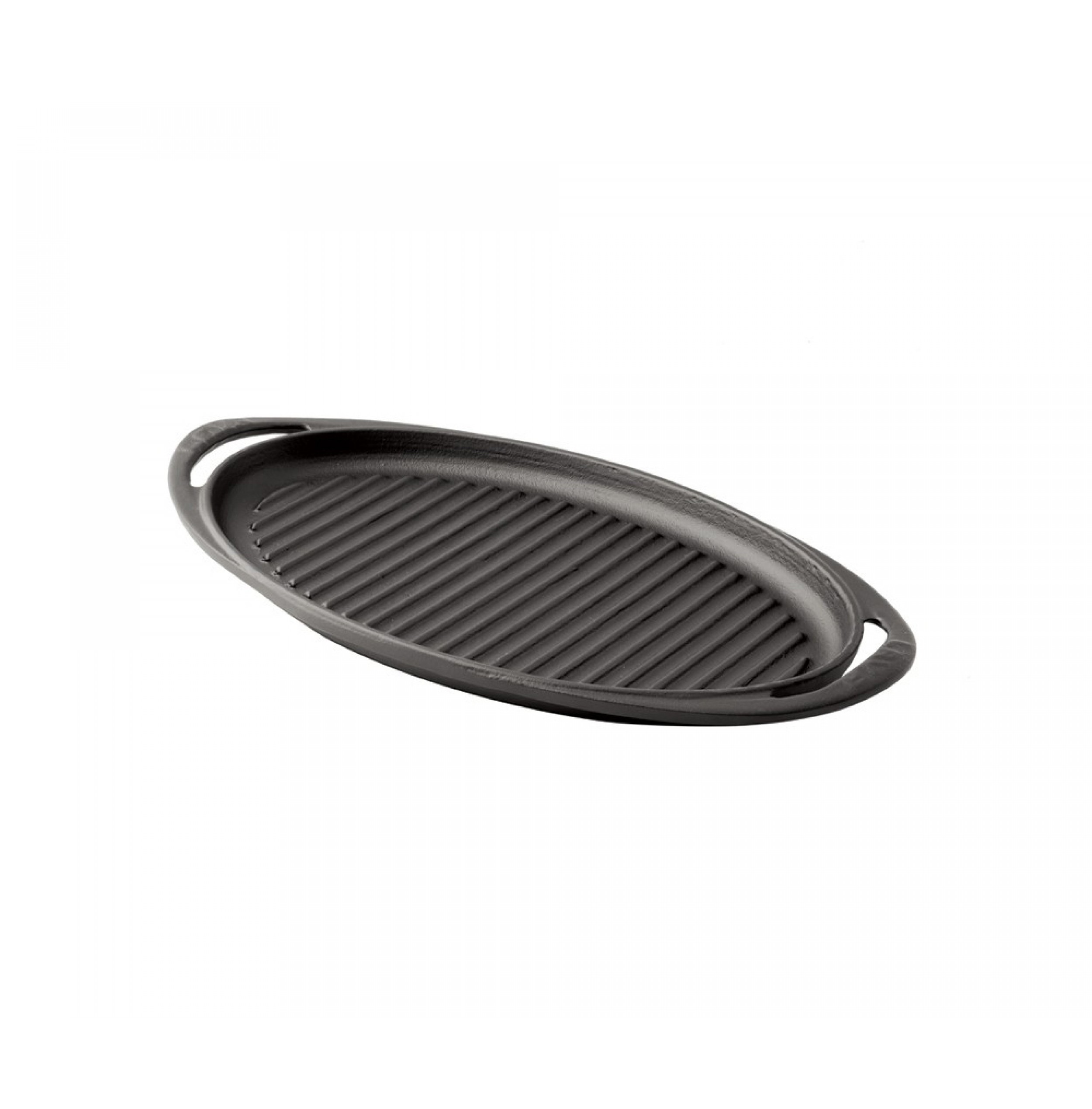 Lava Metal Kulplu Oval Izgara Tava 23×40 cm